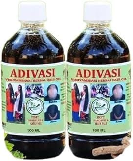 Adivasi Vishvambhari Herbal Hair Oil for Hair Growth & Helps Hair Thickening-100 ml