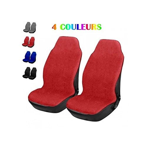 Car Seat Covers made from Special Sponge for Beach and Pool Use, Red
