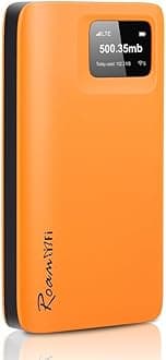 Roamwifi 4G Lte Mobile Hotspot Router, Worldwide Portable High Speed With Us 10Gb & Global 1Gb Data 30Day, 10 Devices No Sim Card Needed,Pocket For Travel In 170+ Countries