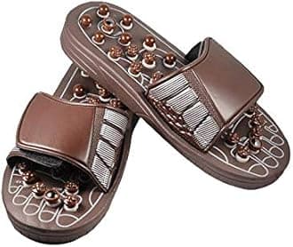 Massage Slippers Foot Reflexology Acupressure Sandals Shoes Relief Pain for Men and Women (L)