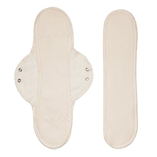 Lunapads Organic Cotton Long Pad & Insert, Undyed