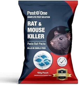 Rat Bait Station Box With Pasta Bait Sachets Rodent Bait Box & Rodent Pasta Baits for Mice Control Bait Station & Mouse Pasta Bait Professional Kit (2 Large Boxes & 300g Pasta Bait)