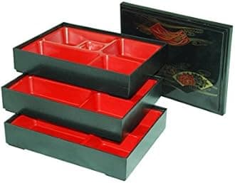 Set Of 3 Japanese Lunch Bento Boxes/Food Carrier/Food Storage & Organization Container