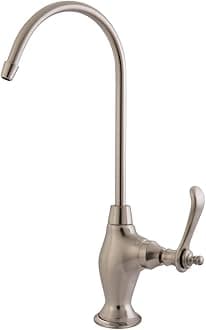 Kingston Brass Gourmetier KS3198TL Templeton Design 1/4 Turn Water Filter Faucet, Brushed Nickel