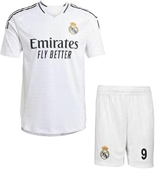 RJM Messi 10 Football Jersey Tshirt 2024 with Printed Shorts for (Men,Kids & Boys)