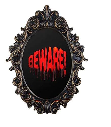 Holiday Living Gemmy Animated Ghost Mirror - Beware