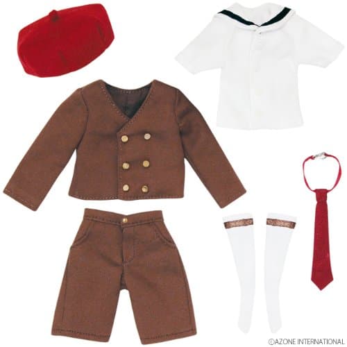 PNX Potoroo Dam Elementary Part Boy Uniform Set Brown Toy