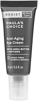RESIST Anti-Aging Eye Cream with Shea Butter & Vitamin C for Puffy Eyes, Wrinkles, Fine Lines & Crow's Feet, 0.5 Fl Oz