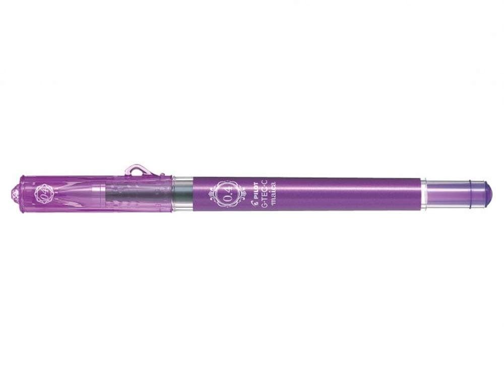 PILOTMaica Gel Microtip Rollerball 0.4 mm (Single Pen) - Violet
