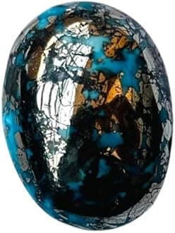 - IGL Natural Firoza Double Polished Feroza/Turquoise Certified Gemstones - Attracts Prosperity & Financial Opportunities | For Ring and Pendants - for Men & Women - 19.61 Carats