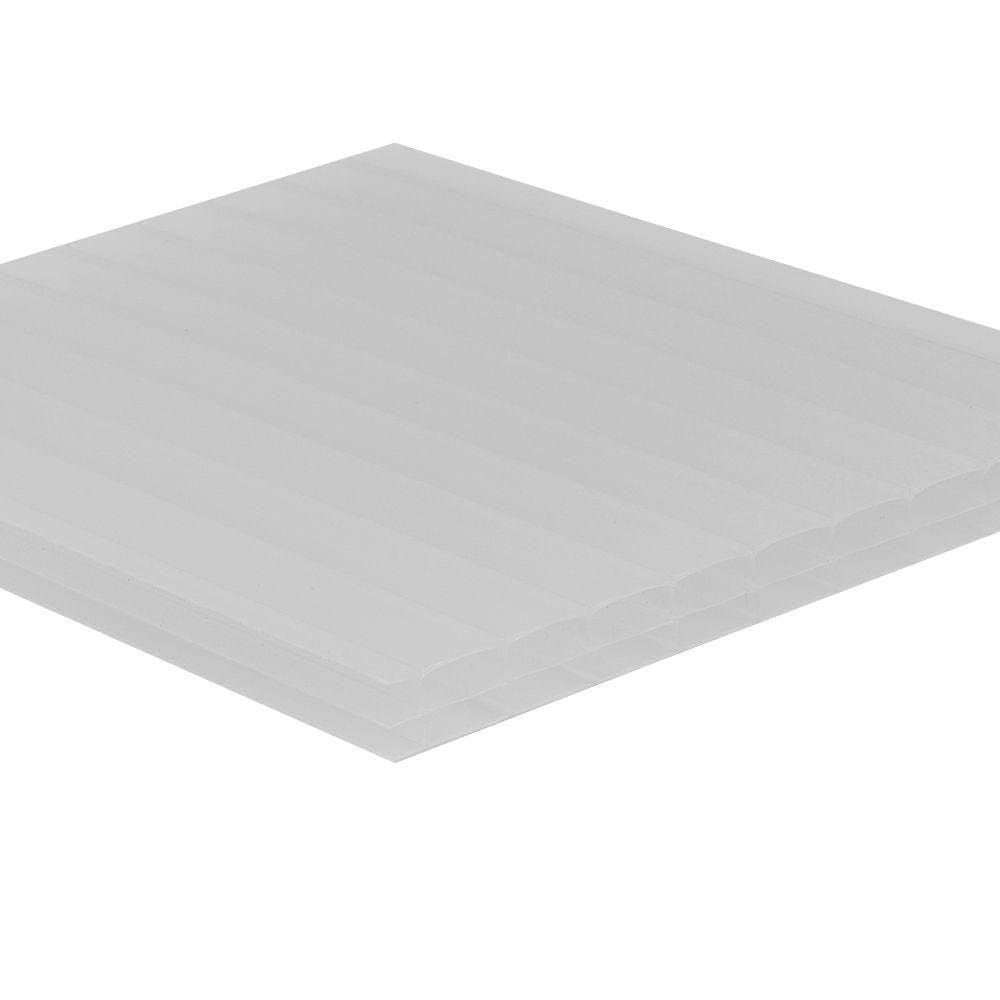 Thermoclear 48 in. x 96 in. x 5/8 in. Opal Multiwall Polycarbonate Sheet