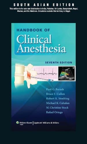 Handbook of Clinical Anesthesia, 7ed