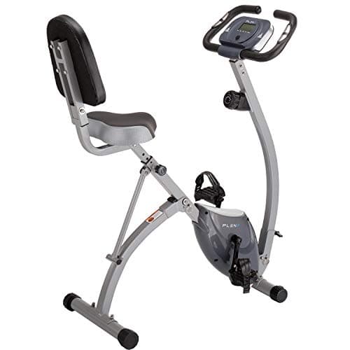 PLENY Foldable Semi-Recumbent Exercise Bike w/Full High Backrest, 330 lbs Weight Capacity