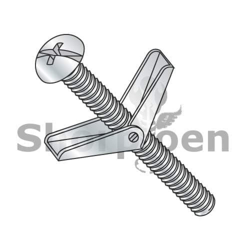 Shorpioen50-Pack 3/16 x 3 Toggle Bolt Zinc BC-1048TBCR