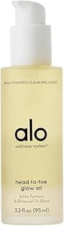 ALO Head-to-Toe Glow Oil | Glow-Boosting Natural Dry Body Oil | Jojoba, Amla, Aloe & Vitamin E | Hydrates & Nourishes Skin | Citrus Scent | 3.2 Oz