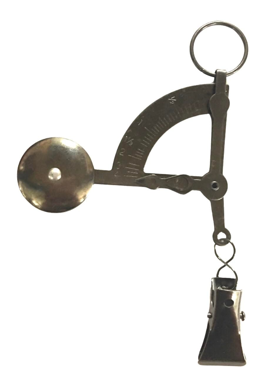 Postal Scale, Small Analog Letter Weighing Device, Portable Design, Black