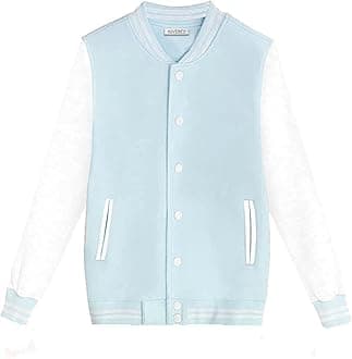 Koverify Solid unisex Varsity Jacket For men and Women/Baseball Jacket/University Jacket