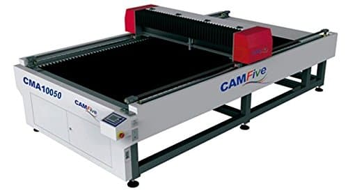 CAMFive Laser Full Sheet Open Bed Industrial Design 130W CO2 Cutter CMA10050 Working Area 100x50 inhes or 8x4 ft Cutting Machine for Wood and Acrylic Sheets