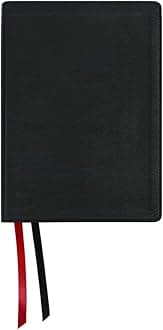 NASB Large Print Ultrathin Reference Bible, Black, Leathertex, 1995 text