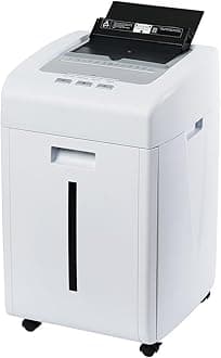 Kalopsia Paper Shredder Heavy Duty: 200 Sheets Auto Feed Micro Cut 40 Mins Commercial Shredder P5 Security Level Credit Card/CD/Staple Paper Shredders for Home Office with 35L Bin