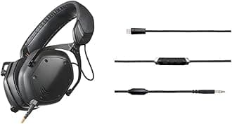 V-MODA Crossfade M-100 Master Hi-Res Headphones & Speakeasy DAC/AMP Lightning Cable Bundle