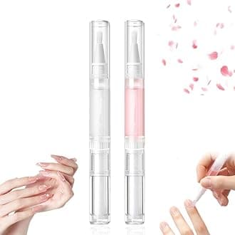 Moonboat Radiant Nail Growth Oil, 2024 New Nail Growth Oil, Cosmetics Nail Growth Oil Pen, Cuticle Oil for Nails, Nail Strengthener for Moisturize Strengthen Brighten Nails Care(Rose+Lily)