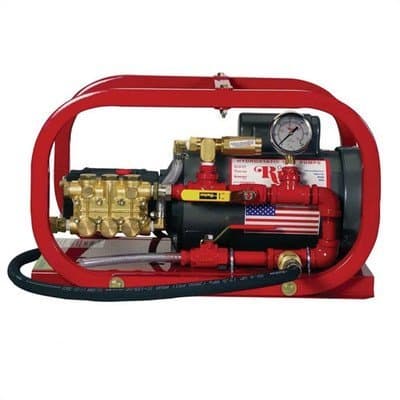 Rice Hydro EL3 Hydrostatic Test Pump, Electric Plunger Pump, 1.5 gpm Up to 1500 psi, Pressure Testing, 1.5 hp