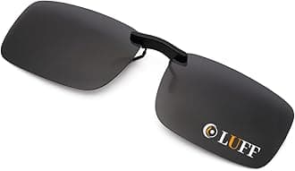 LUFF Polarized Clip on Sunglasses for women and men,sunglasses clip for car visor,UV400 Outdoor/Driving/Fishing