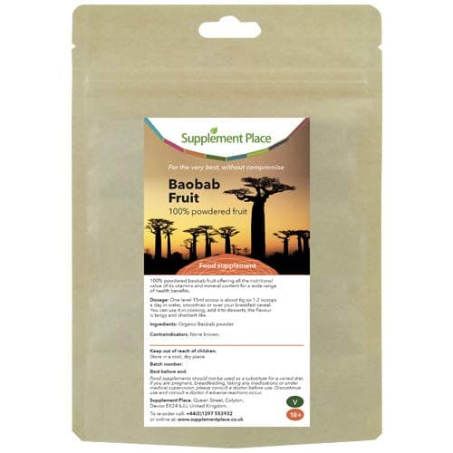 Organic Baobab Powder (250 Grams)