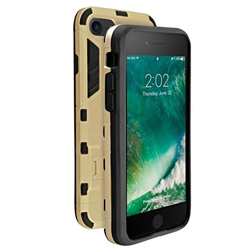 Surgit Rugged, Ultra-Slim, Lightweight,Case for iPhone 7 (Gold)