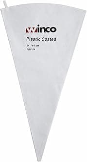 PBC-24 Pastry Bag Cotton with Plastic Coating, 24-Inch,White,Medium