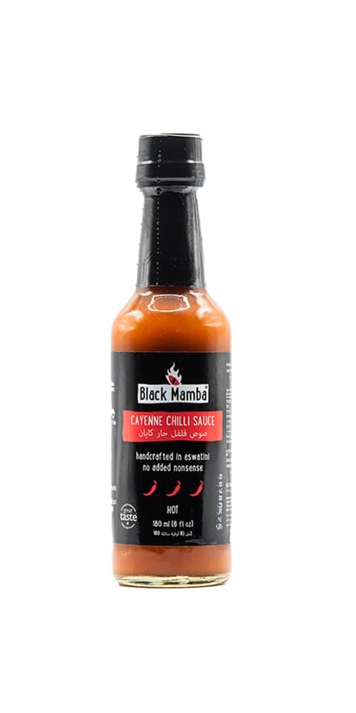 Black Mamba Cayenne Chilli Sauce 180ml (6 fl oz)