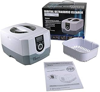 Sper Scientific 100004 High Powered Ultrasonic Cleaner 1.4L Capacity - Professional Ultrasonic Cleaning Machine 110V for Jewelry, Laboratories, Brass, Dental Tools, Commercial & Home Use - 4 pc