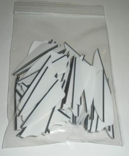 Fusion ll Arrow Vanes 2.1" White Pkg/100