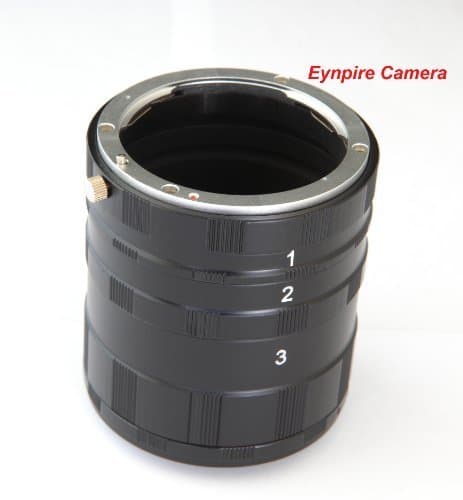 Canon EOS Macro Extension Tube Set Kit for Extreme Close-up, Fits Canon EOS 1d,1ds,mark Ii, Iii, Iv, 5d, Mark Ii, 7d, 10d, 20d, 30d, 40d, 50d, 60d, Digital Rebel Xt, Xti, Xs, Xsi, T1i, T2i, T3, T3i, 450d, 500d, 550d, 1000d, 1100d