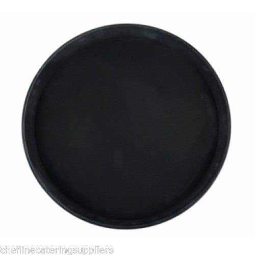 Non-Slip Round Tray 14"/35.5cm, Polypropylene, Pub, Bar, Club, Serving Drinks