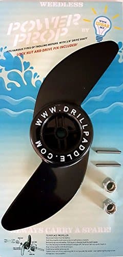 Drill Paddle Power Prop for Watersnake, Tracer, Motorguide