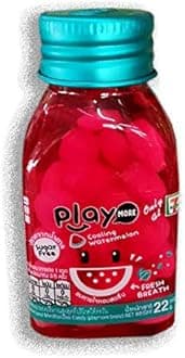 Yummy Cooling Watermelon & Menthol Candy 22 g.(Pack of 4) // Ship By Benjawan Shop