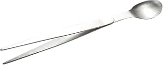 Stainless Steel Spoon Serving Spoon Tongs Flatware Serving Utensil Buffet Banquet Barbecue Cooking Salad Grilling Tasting 20.5cm Metal Chopsticks