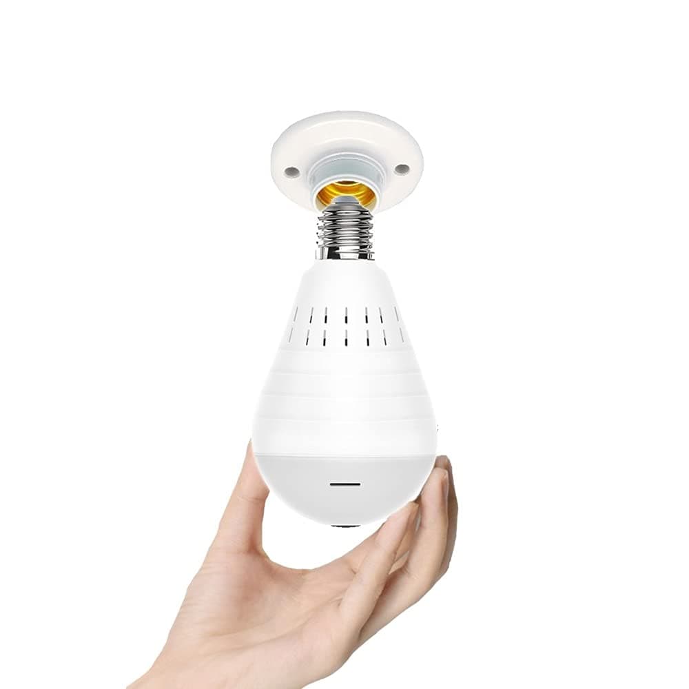 Light Bulb Camera 1080P Dome Surveillance Cameras Wireless Camera 360 Degree Cam Home Security Camera2.4GHz for Baby Room Pet Camera/Nanny Monitor LED E27 64G or Cloud Storage Led cam