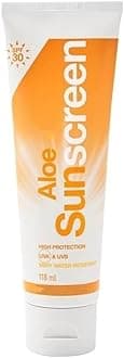 Aloe Sun-Screen, Spf 30, Gluten Free Cream For All Skin Type, - 118 Ml