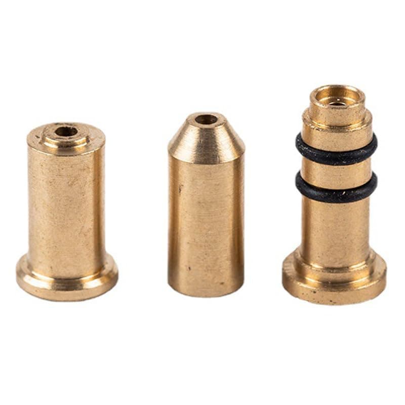3 Pack Gas Refill Adapter Set Nozzle Reusable Brass Inflation Head Valve Adaptor Tips Cap for S.T Dunhill Dupont Ligne Butane Gas Lighter Filling Supplement