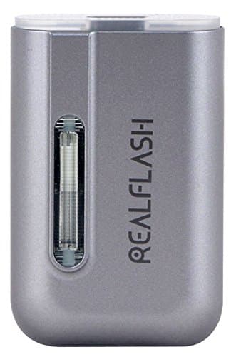 RealFlash Xenon Wireless Flash (Gray) For iPhone 5, 5s, 6, 6 Plus, 6s, 6s Plus, App enabled, 300 times brighter than LED, Light Weight, Portable, Excellent Companion for Your Night Life …