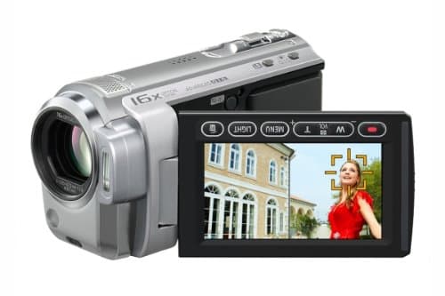 Panasonic HDC-TM10 High Definition Flash Memory Camcorder With 8GB Internal Memory, SD Card Slot & 16x Optical Zoom - Silver