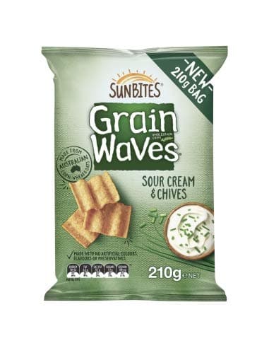 Grainwaves Sour Cream and Chives 170g