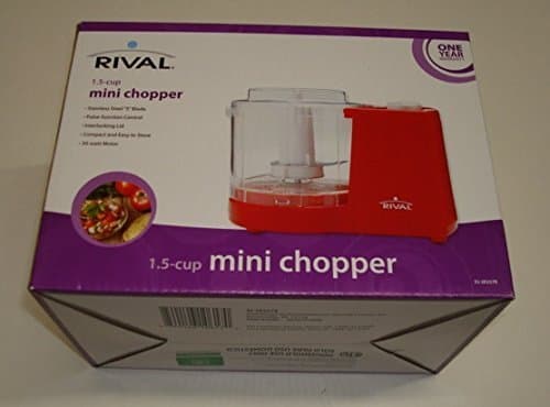 Red Rival 1.5 Cup Mini Chopper Picadora XJ-2K257R by Rival