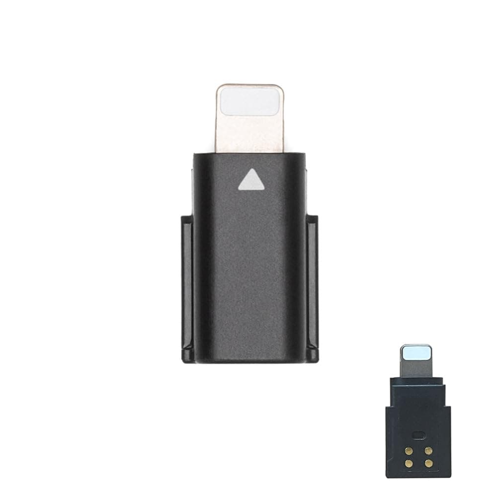 iMusk Original Lightning Adapter for DJI Mic 1 Receiver (the 1st Gen)