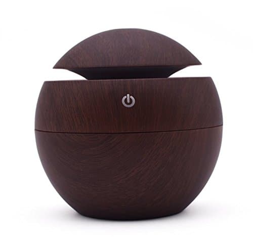Humidifier Usb Mini-Mute Desk Mini Air Aromarapy Machine Air-Conditioning Humidifier dark Wood-Grain NAGOMI YX-003