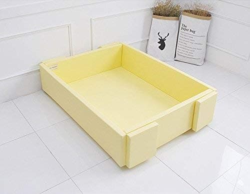 MAMING Speed Bumper Bed Eco friendly oversize Playmat (Cream Lemon)