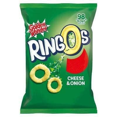 Ringos Cheese & Onion - 20g - Pack of 12